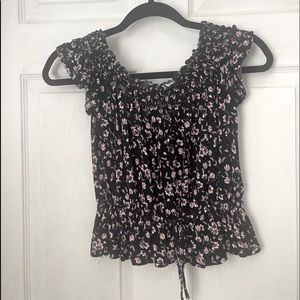 I am seeking a nice dark blouse that has buttons down the middle. Great for fall